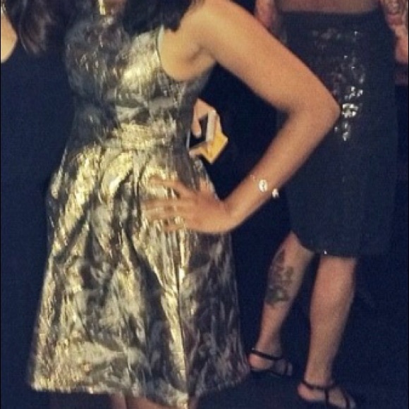 Gold and silver dress - Picture 3 of 3